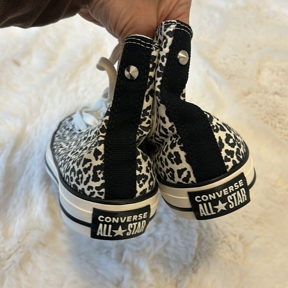 Converse All Star Cheetah Zebra High Top Sneakers - Picture 8 of 12